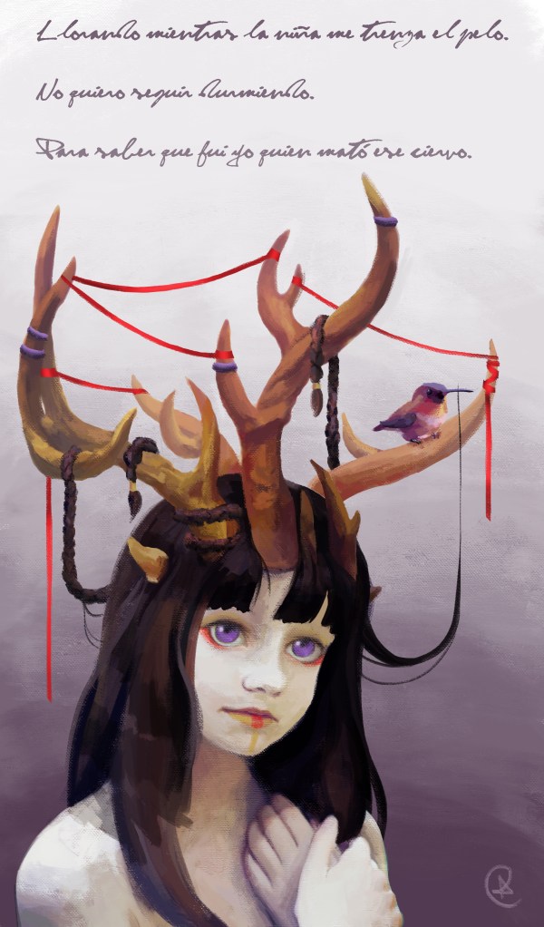 Colibri (2016, digital painting), ©Alexandra Osbourne