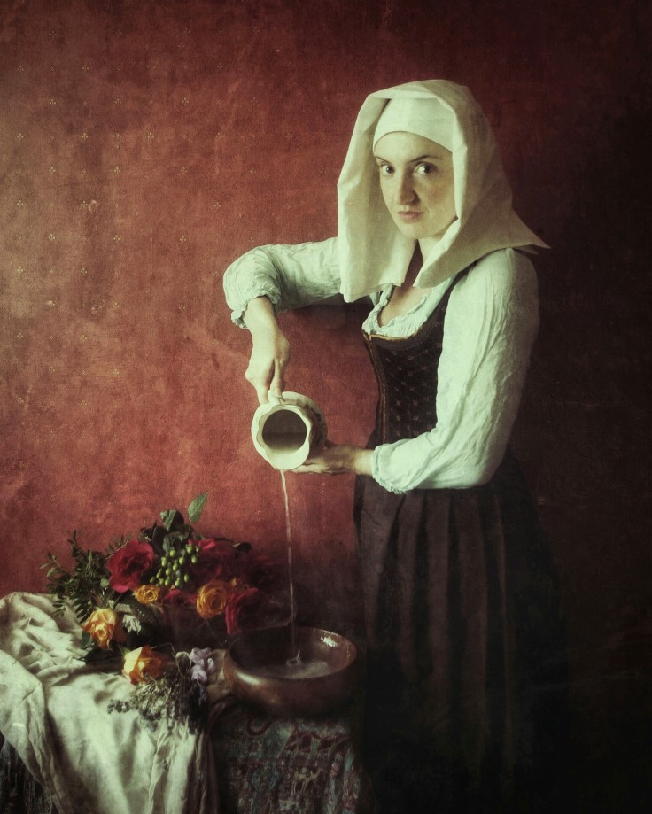 Homage To Vermeer's Milkmaid